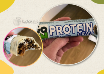 Biedronka baton GO ON proteinowy ciastko i karmel