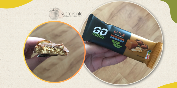 GO ACTIVE Baton wysokobiałkowy smak karmelowy