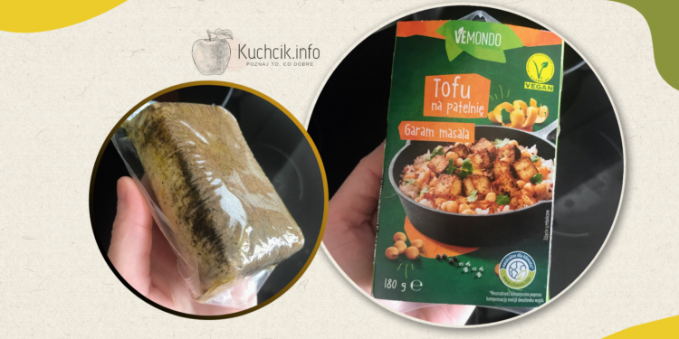 Tofu na patelnię garam masala z Lidl
