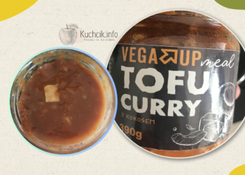 Danie w słoiku Tofu curry z kokosem oraz ciecierzycą