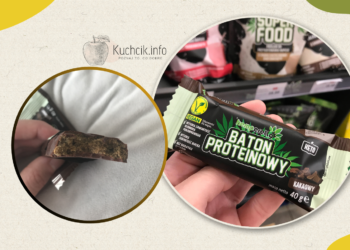 Baton proteinowy kakaowy z Lidla