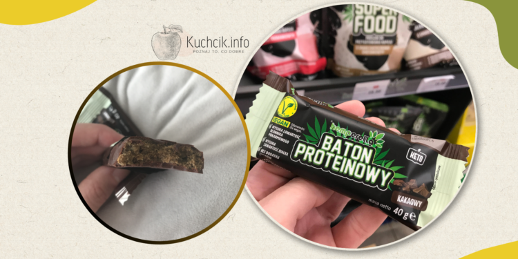 Baton proteinowy kakaowy z Lidla