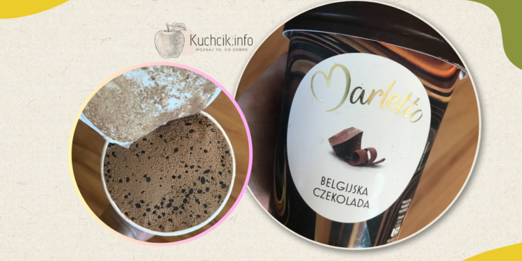 Lody czekoladowe z biedronki Marletto