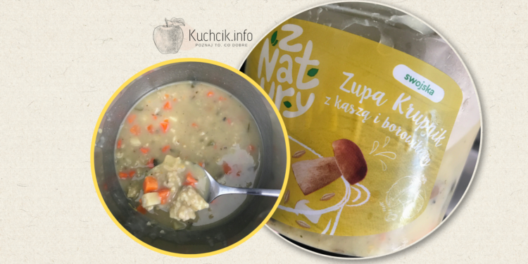 Auchan gotowa zupa krupnik z borowikiem