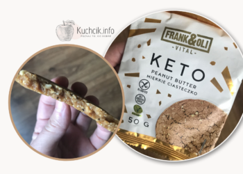 Biedronka keto ciasteczko z pastą orzechową FRANK&OLI recenzja