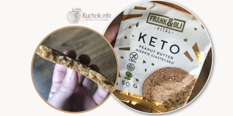 Biedronka keto ciasteczko z pastą orzechową FRANK&OLI recenzja