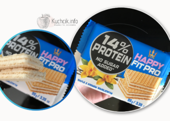 Wafelki proteinowe bez cukru waniliowe z Lidl