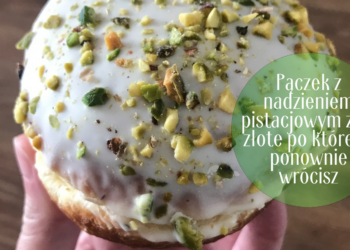 Pączek z nadzieniem pistacjowym za 4 złote po którego ponownie wrócisz