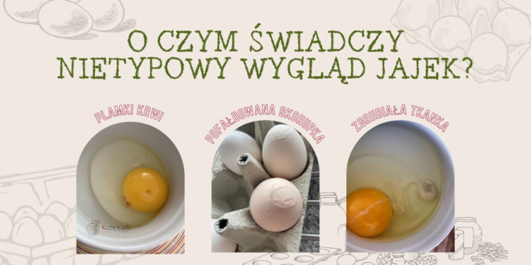 O czym świadczy nietypowy wygląd jajek?