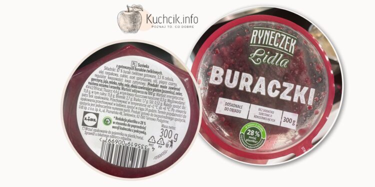 surówka z buraczków gotowanych tarte Lidl
